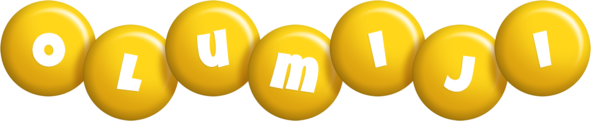 Olumiji candy-yellow logo