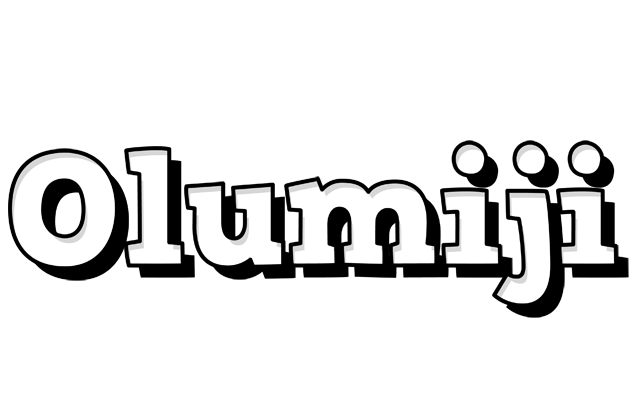 Olumiji snowing logo