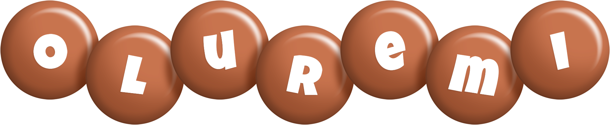 Oluremi candy-brown logo
