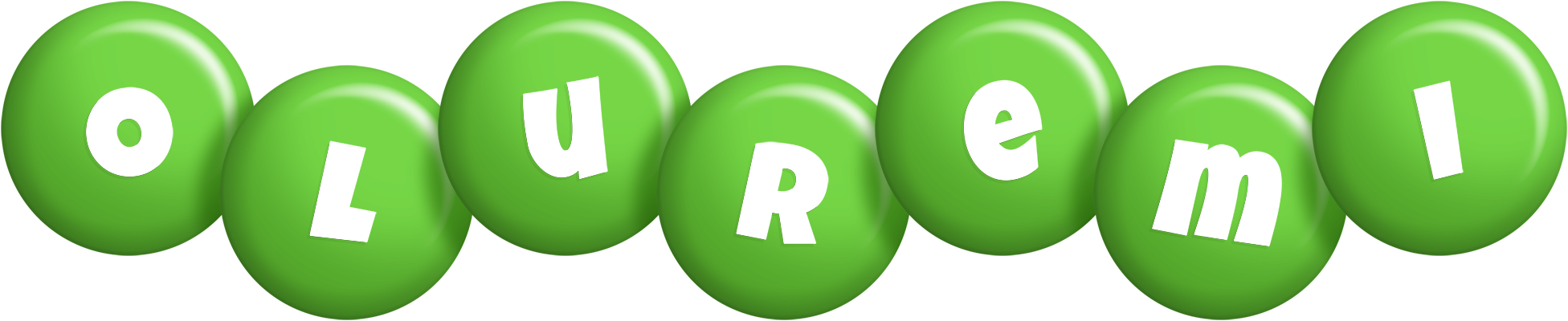 Oluremi candy-green logo