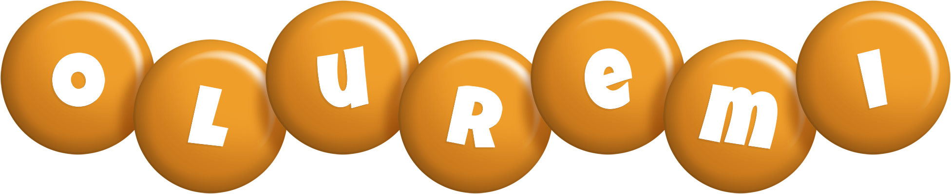 Oluremi candy-orange logo