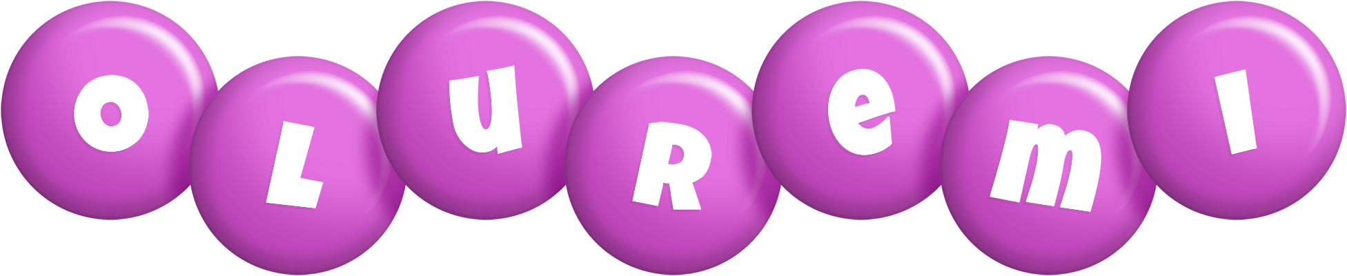 Oluremi candy-purple logo