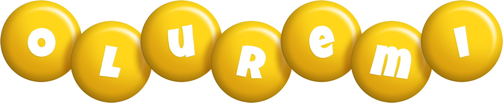 Oluremi candy-yellow logo