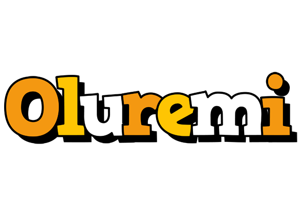 Oluremi cartoon logo