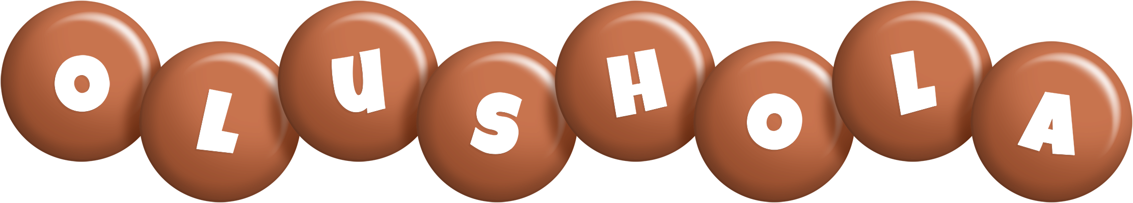 Olushola candy-brown logo