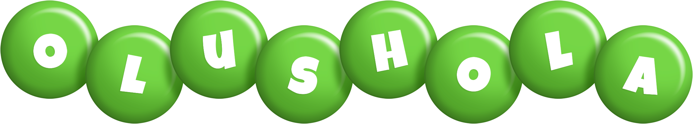 Olushola candy-green logo