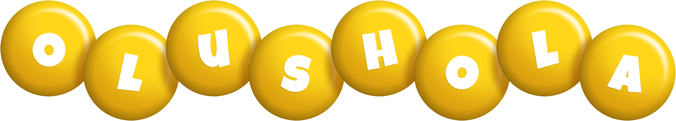 Olushola candy-yellow logo