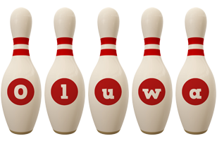 Oluwa bowling-pin logo