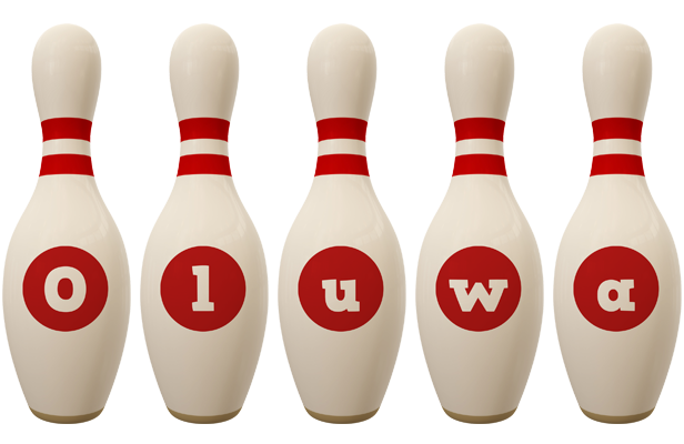 Oluwa bowling-pin logo