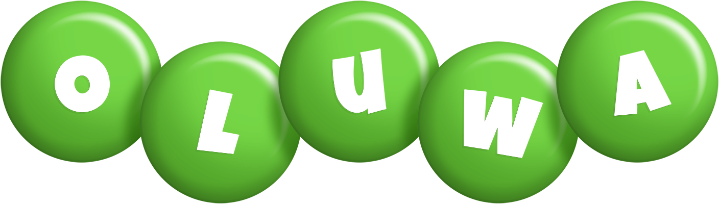 Oluwa candy-green logo