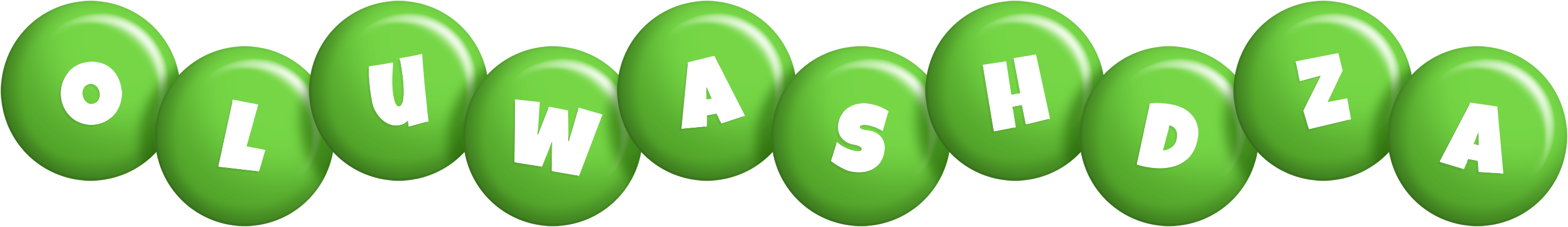 Oluwashdza candy-green logo