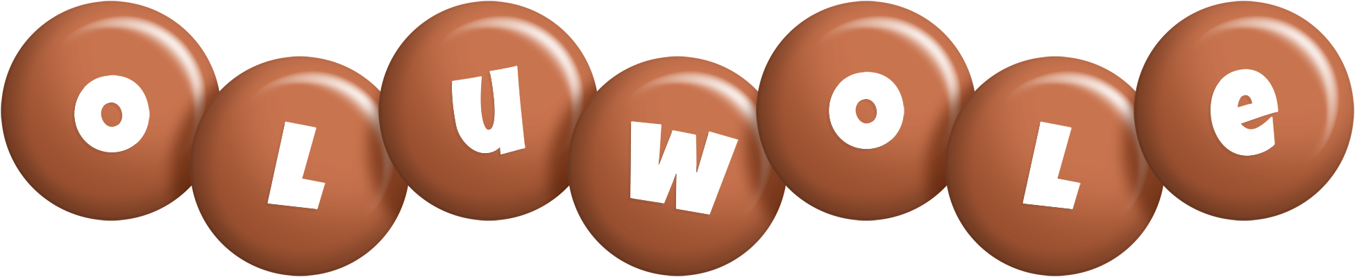 Oluwole candy-brown logo