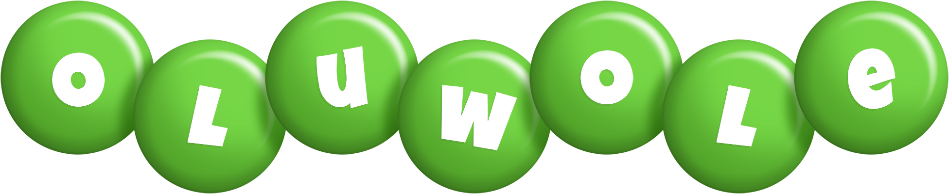 Oluwole candy-green logo