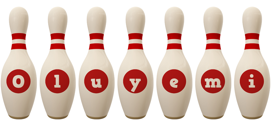Oluyemi bowling-pin logo