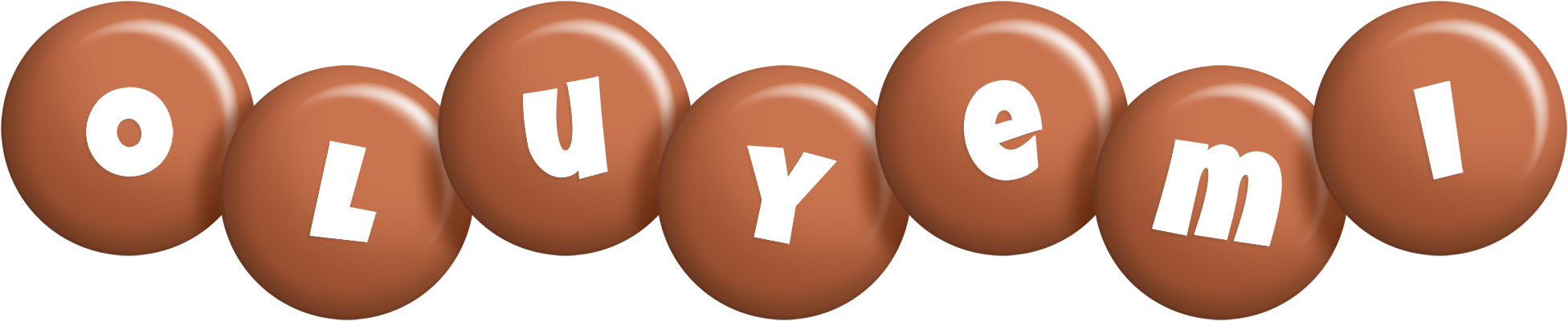 Oluyemi candy-brown logo