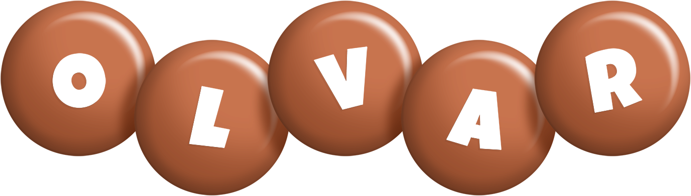 Olvar candy-brown logo