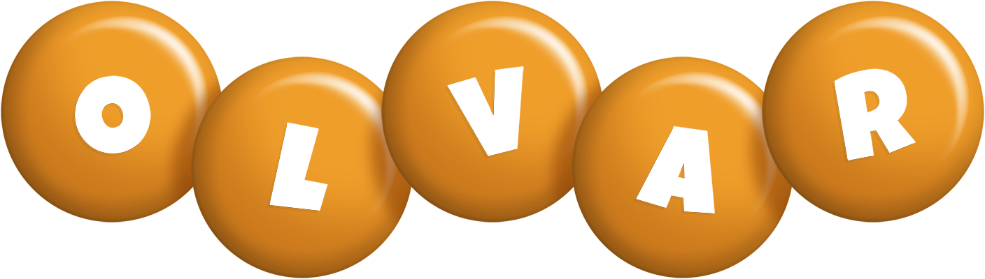 Olvar candy-orange logo