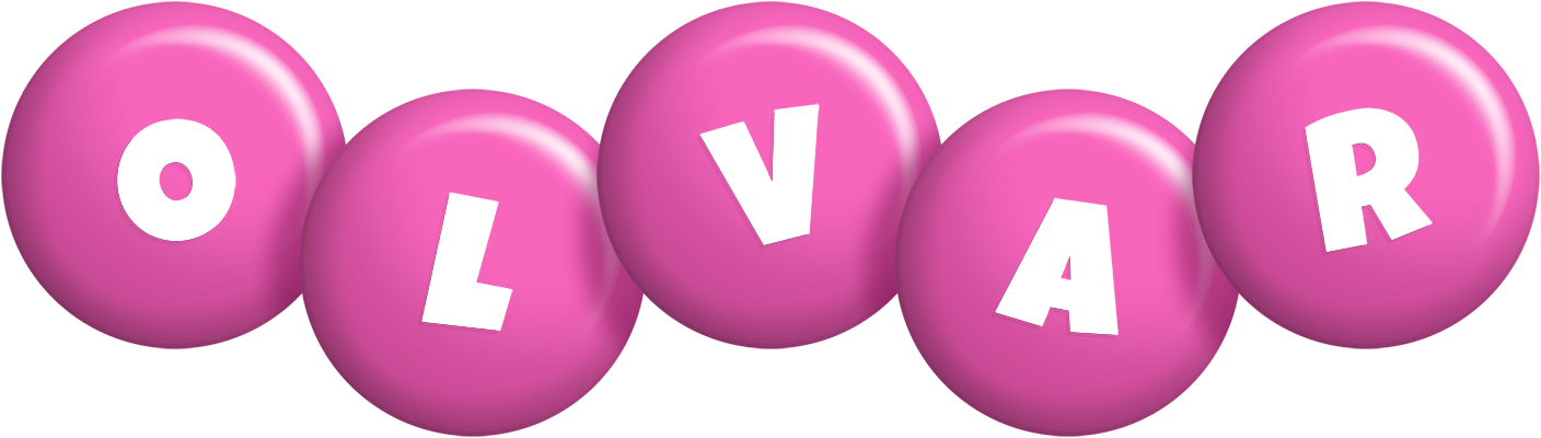 Olvar candy-pink logo
