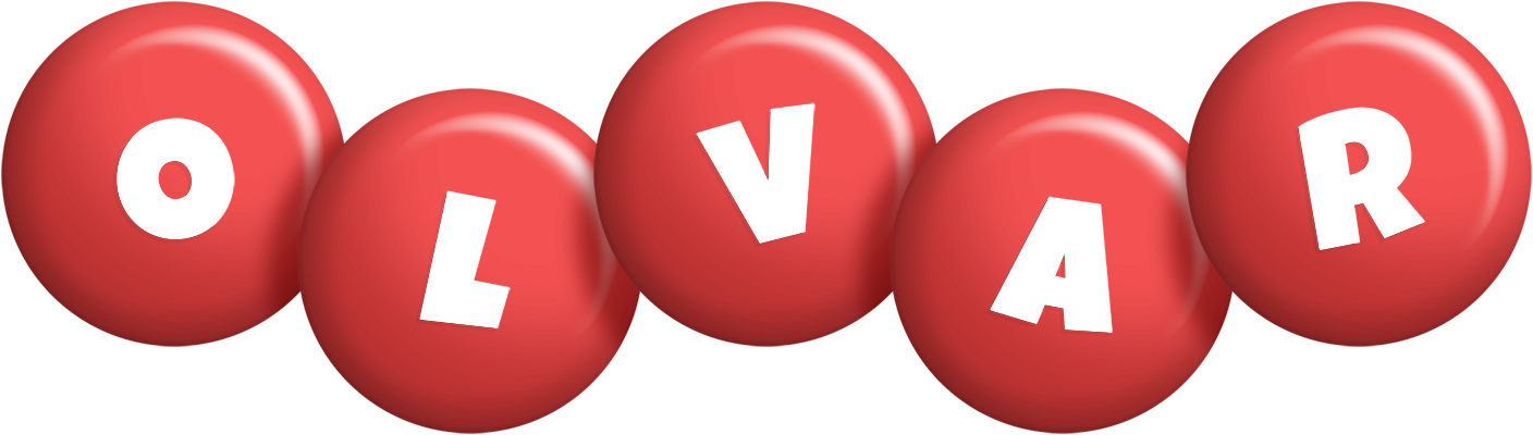 Olvar candy-red logo