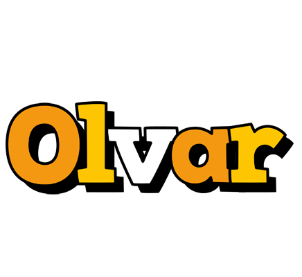 Olvar cartoon logo