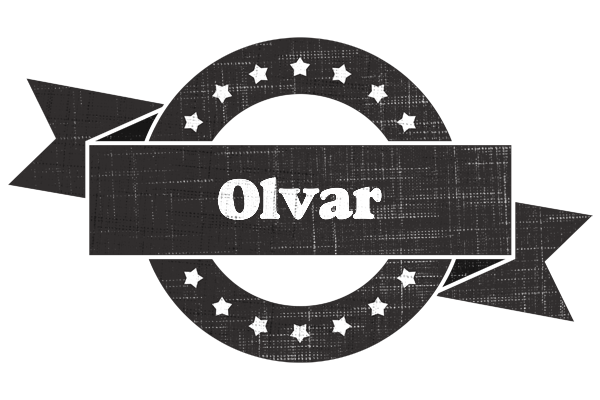 Olvar grunge logo