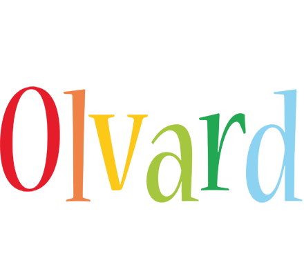 Olvard birthday logo