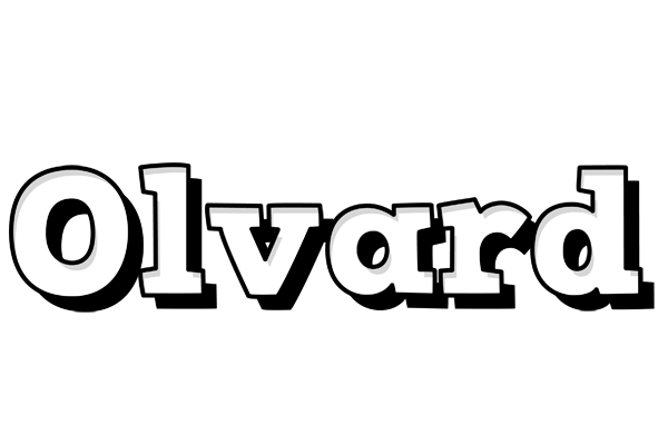 Olvard snowing logo