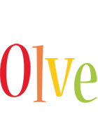 Olve birthday logo