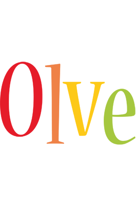 Olve birthday logo
