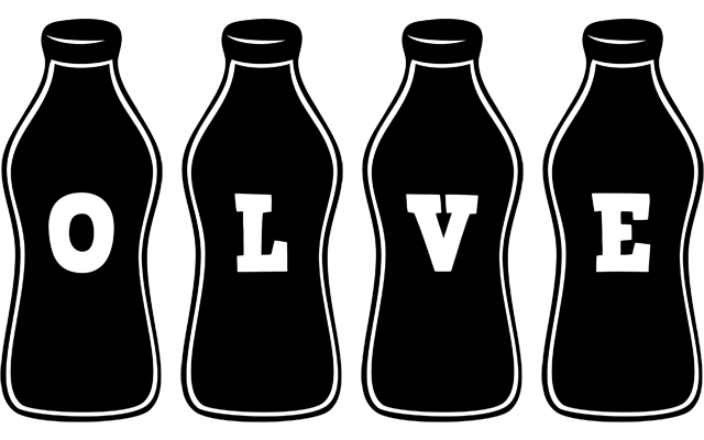 Olve bottle logo