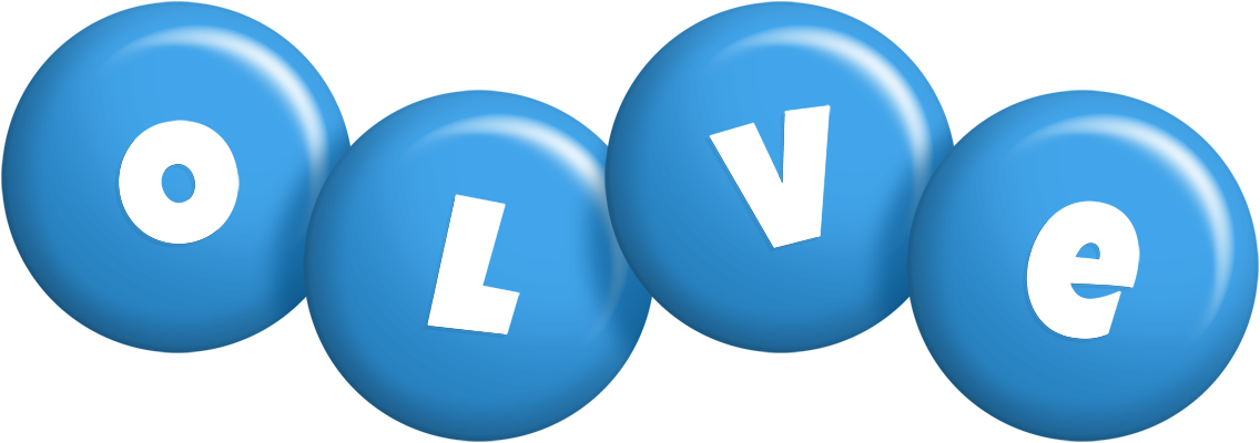 Olve candy-blue logo