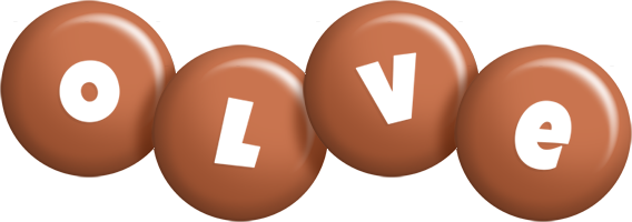 Olve candy-brown logo