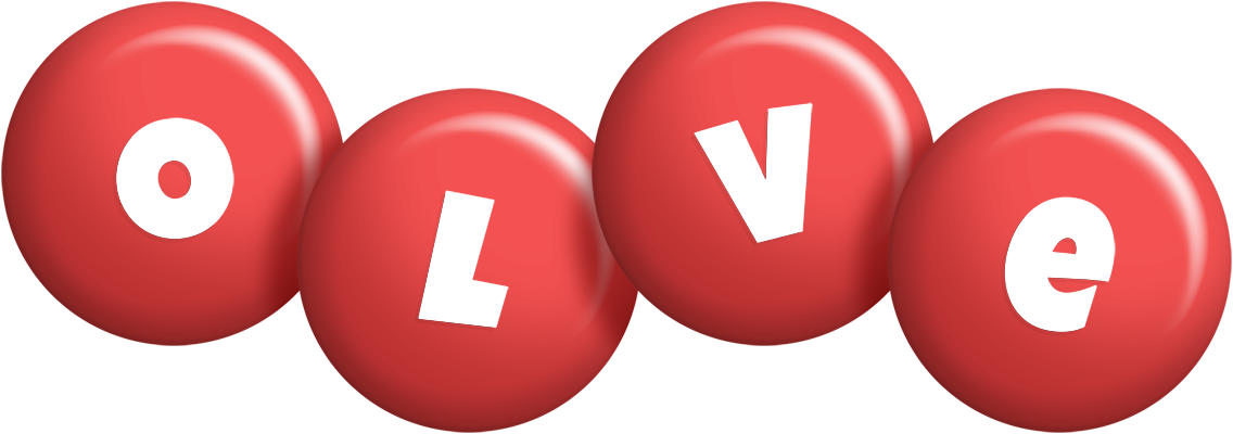 Olve candy-red logo