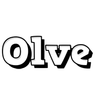 Olve snowing logo