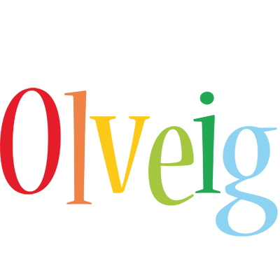 Olveig birthday logo