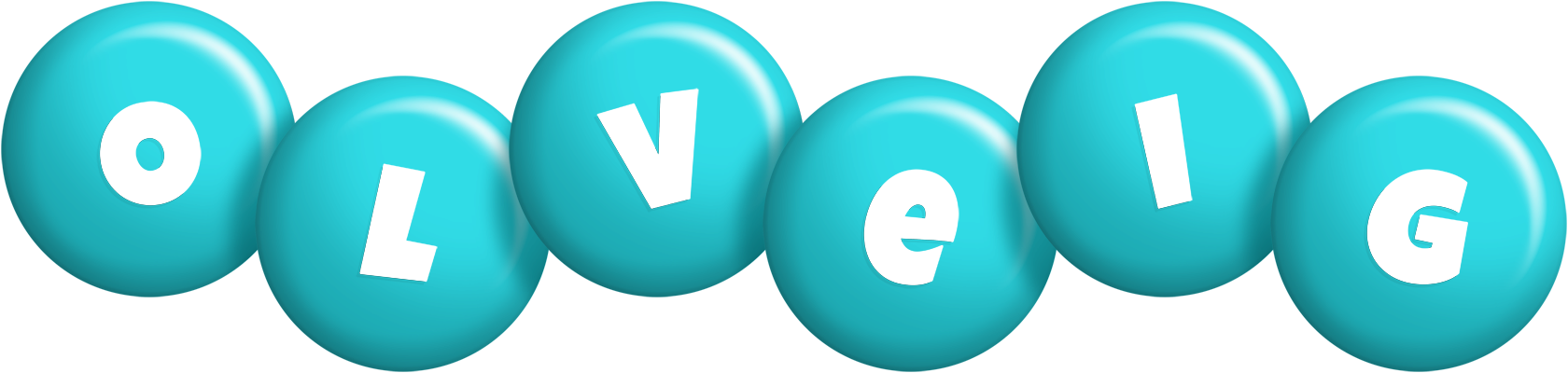 Olveig candy-azur logo