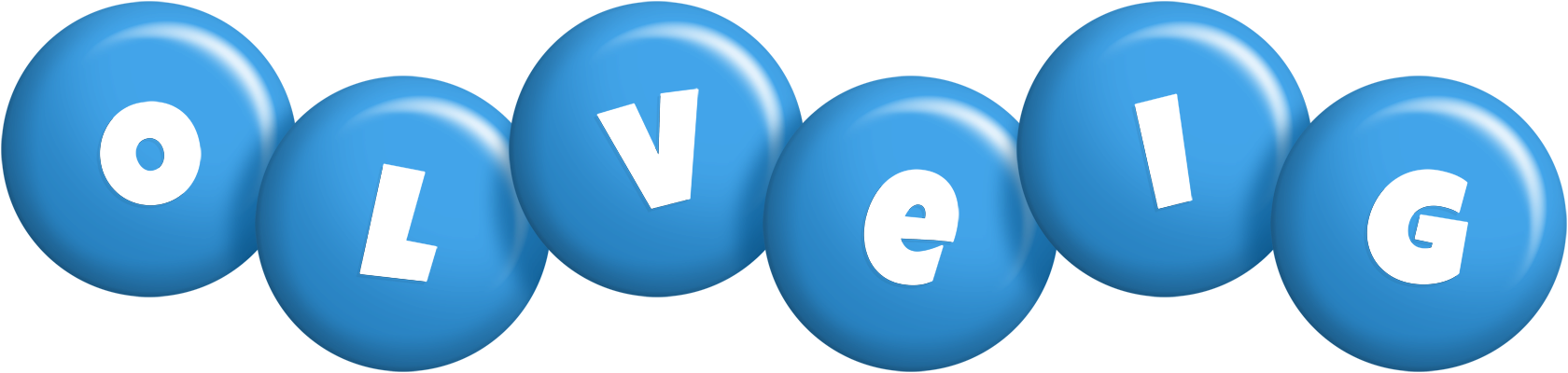 Olveig candy-blue logo