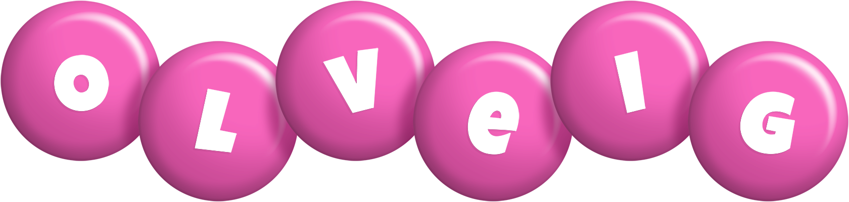 Olveig candy-pink logo