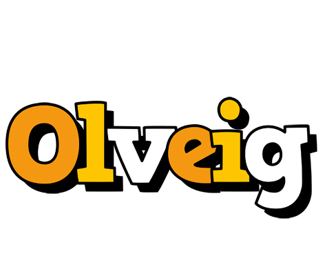 Olveig cartoon logo