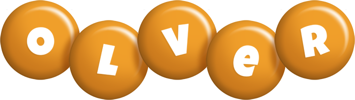 Olver candy-orange logo