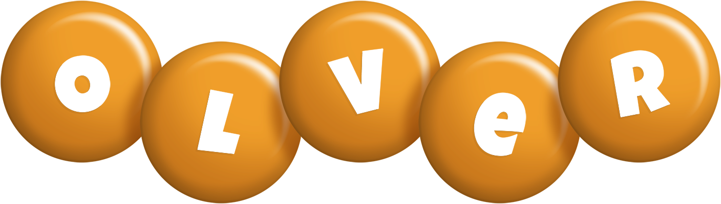 Olver candy-orange logo