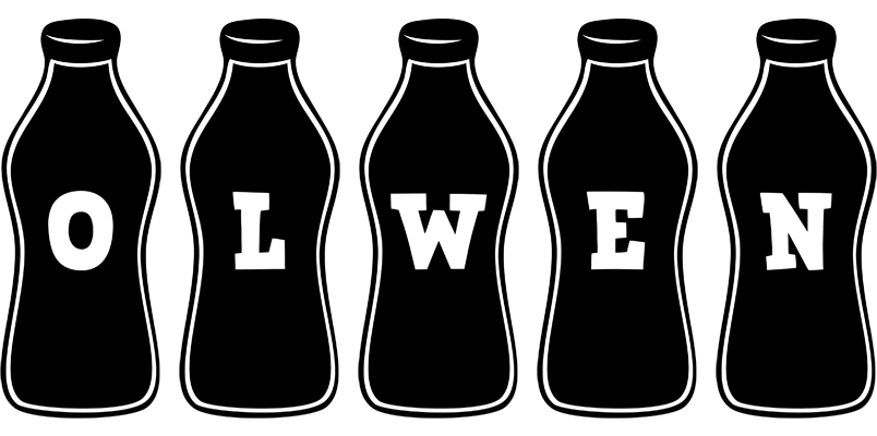 Olwen bottle logo