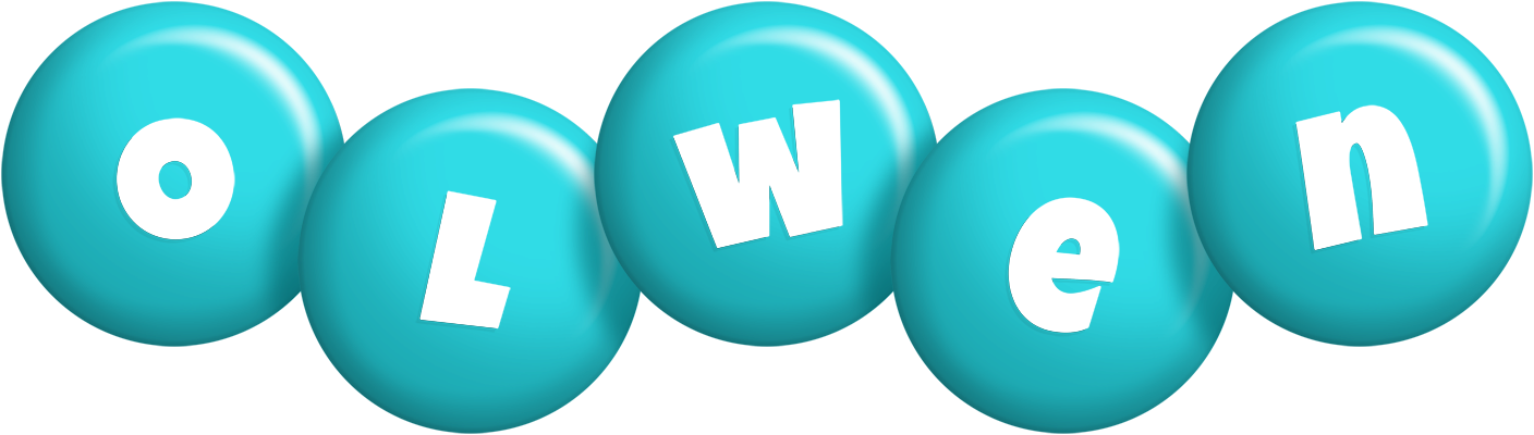 Olwen candy-azur logo