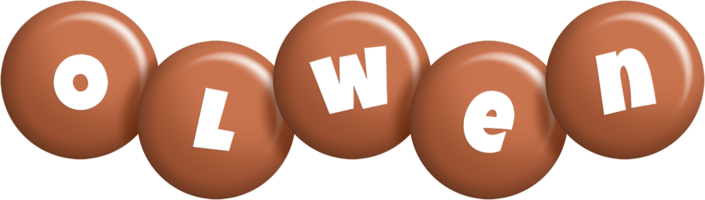 Olwen candy-brown logo