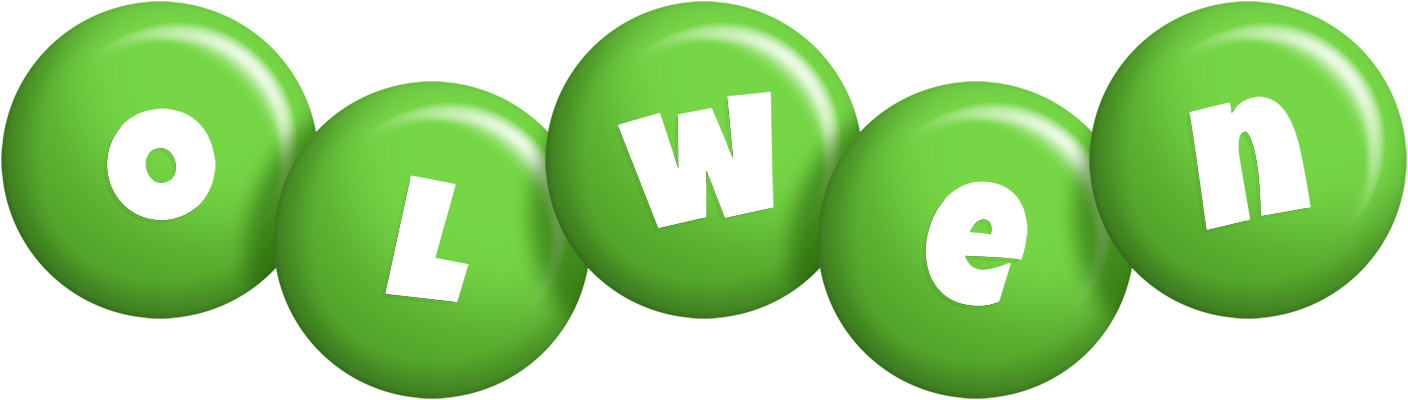 Olwen candy-green logo