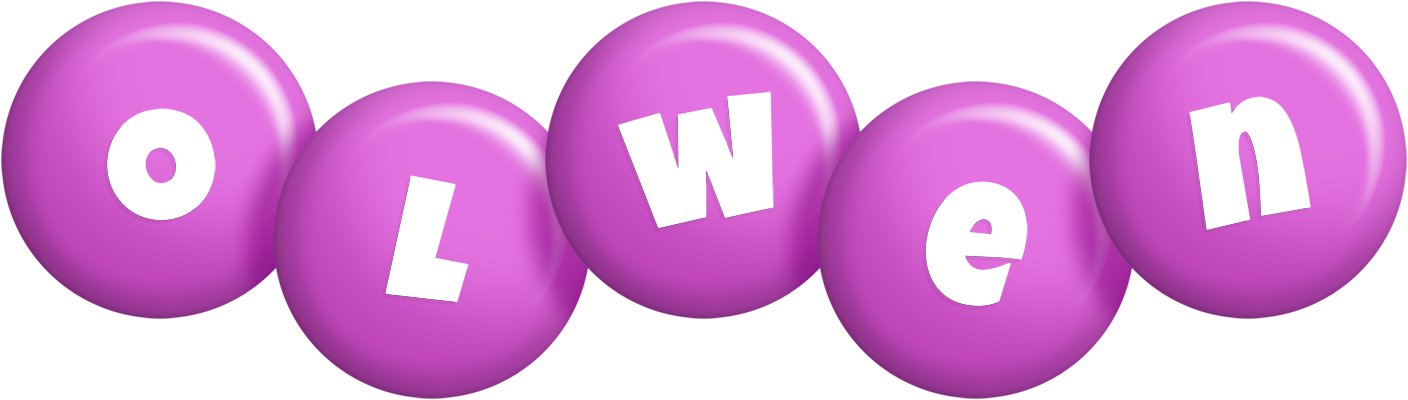 Olwen candy-purple logo