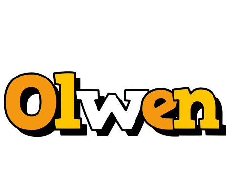Olwen cartoon logo