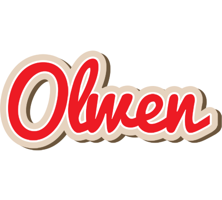 Olwen chocolate logo