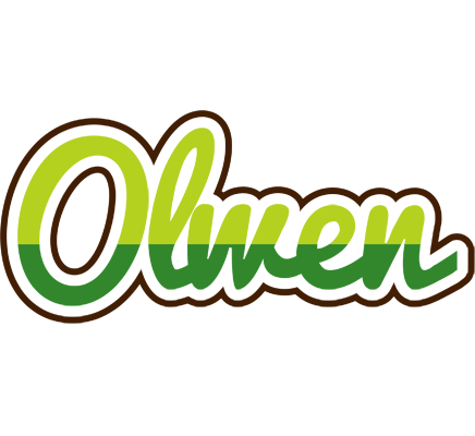 Olwen golfing logo