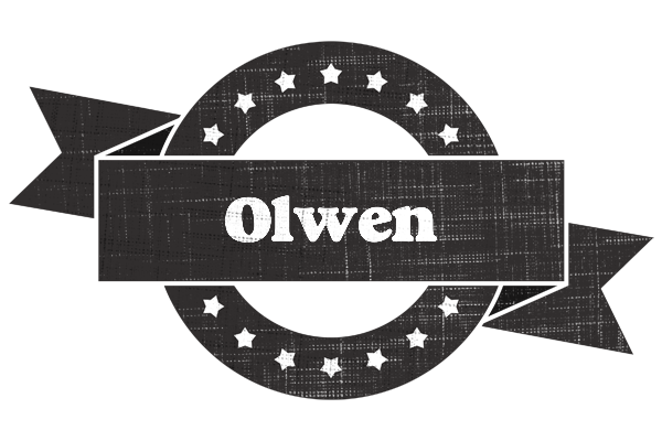 Olwen grunge logo